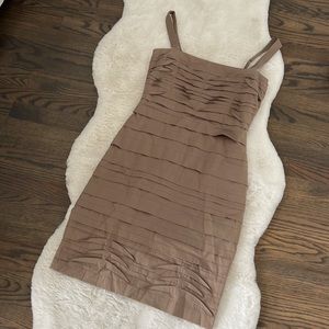 BCBG Max Azaria Taupe Dress size 4